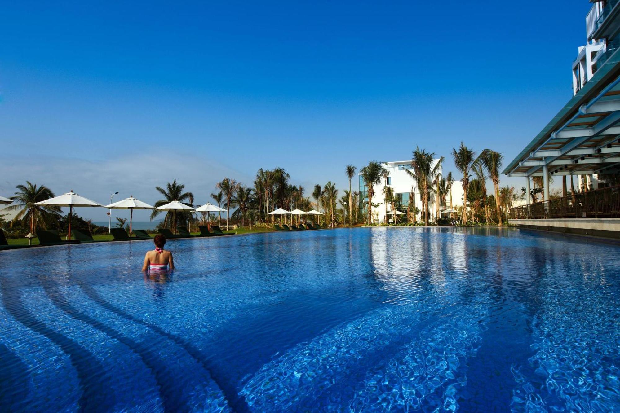 Sanya Seacube Holiday Hotel Kültér fotó