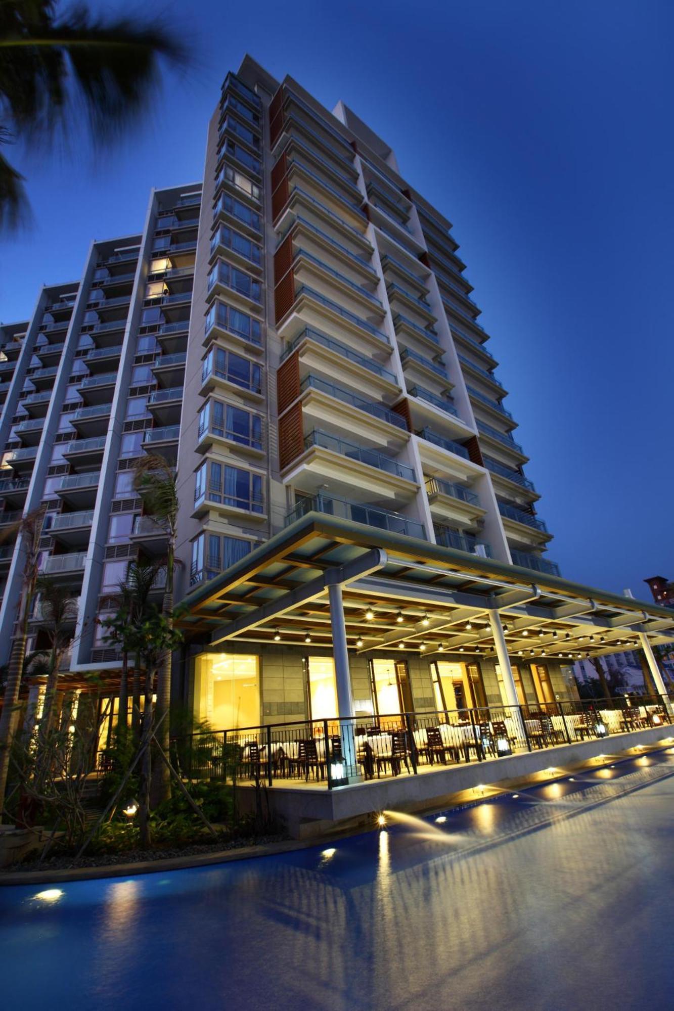Sanya Seacube Holiday Hotel Kültér fotó
